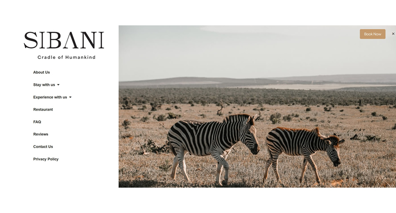 WooCommerce and WordPress Sibani Lodge Development portfolio gallery image 1