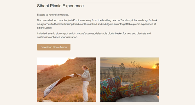 WooCommerce and WordPress Sibani Lodge Development portfolio gallery image 3